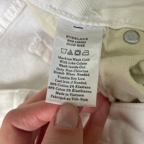 Everlane White Jeans - Picture 4 of 4